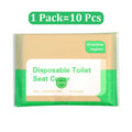 Portable Disposable Toilet Seat Cover Travel Camping Hotel Bathroom Accessories Degradable Waterproof Soluble Water Toilet Mats