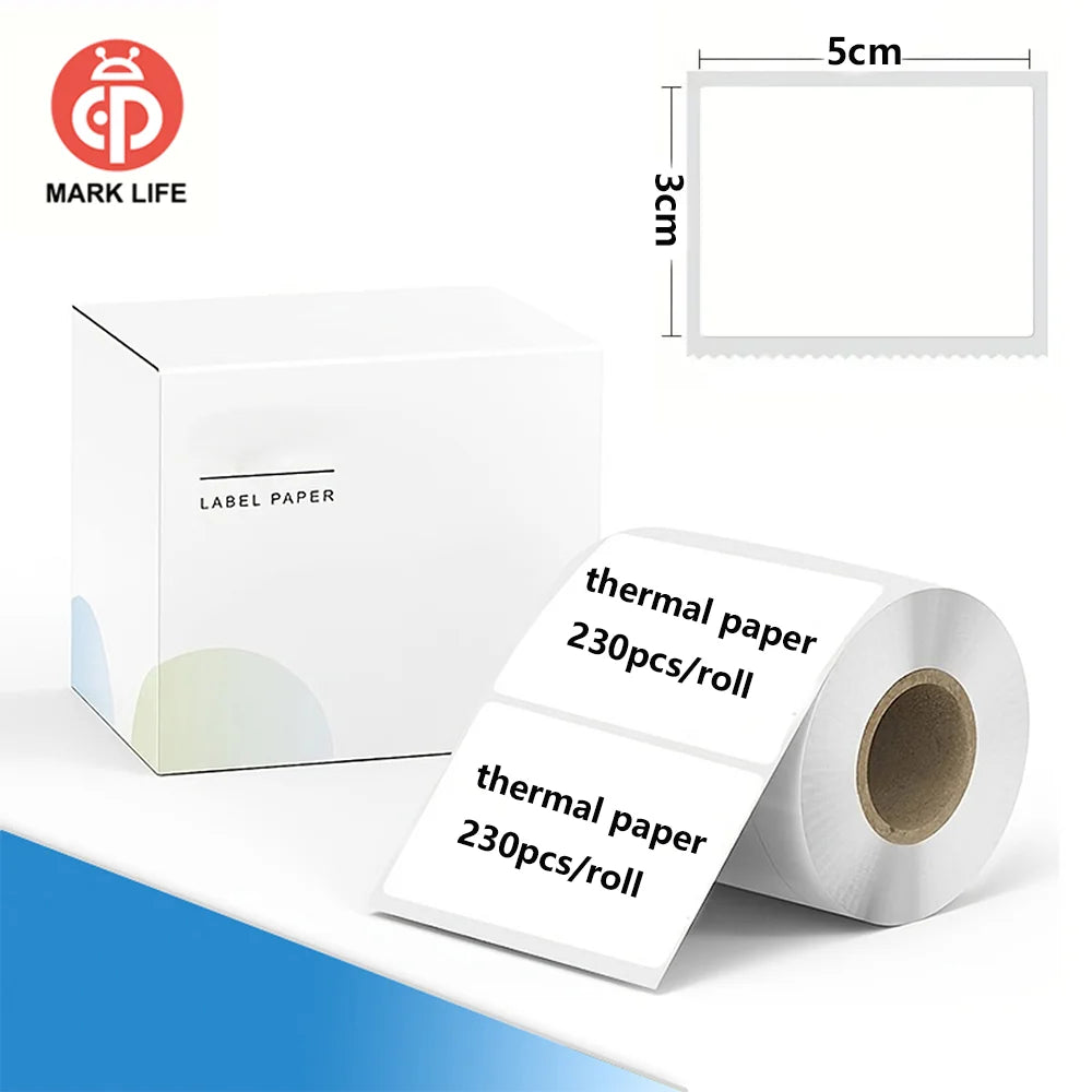 Niimbot B1/B21/B3S Label Self-Adhesive Stickers Label Printer Auto Adhesive Paper Name-Card Stationary Marking Label