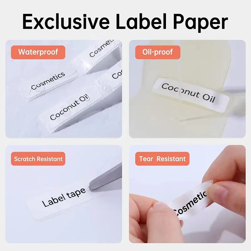 Niimbot B1/B21/B3S Label Self-Adhesive Stickers Label Printer Auto Adhesive Paper Name-Card Stationary Marking Label