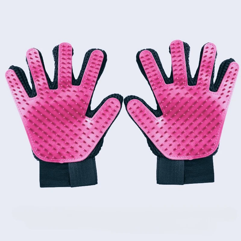 New Silicone Cat Hair Remove Gloves Rubber Pet Beauty Cleaning Grooming Effective Massage Dog Combs Floating Brush Glove